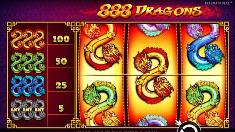 888 dragons là tựa nổ hũ đang rất hot của Ku11